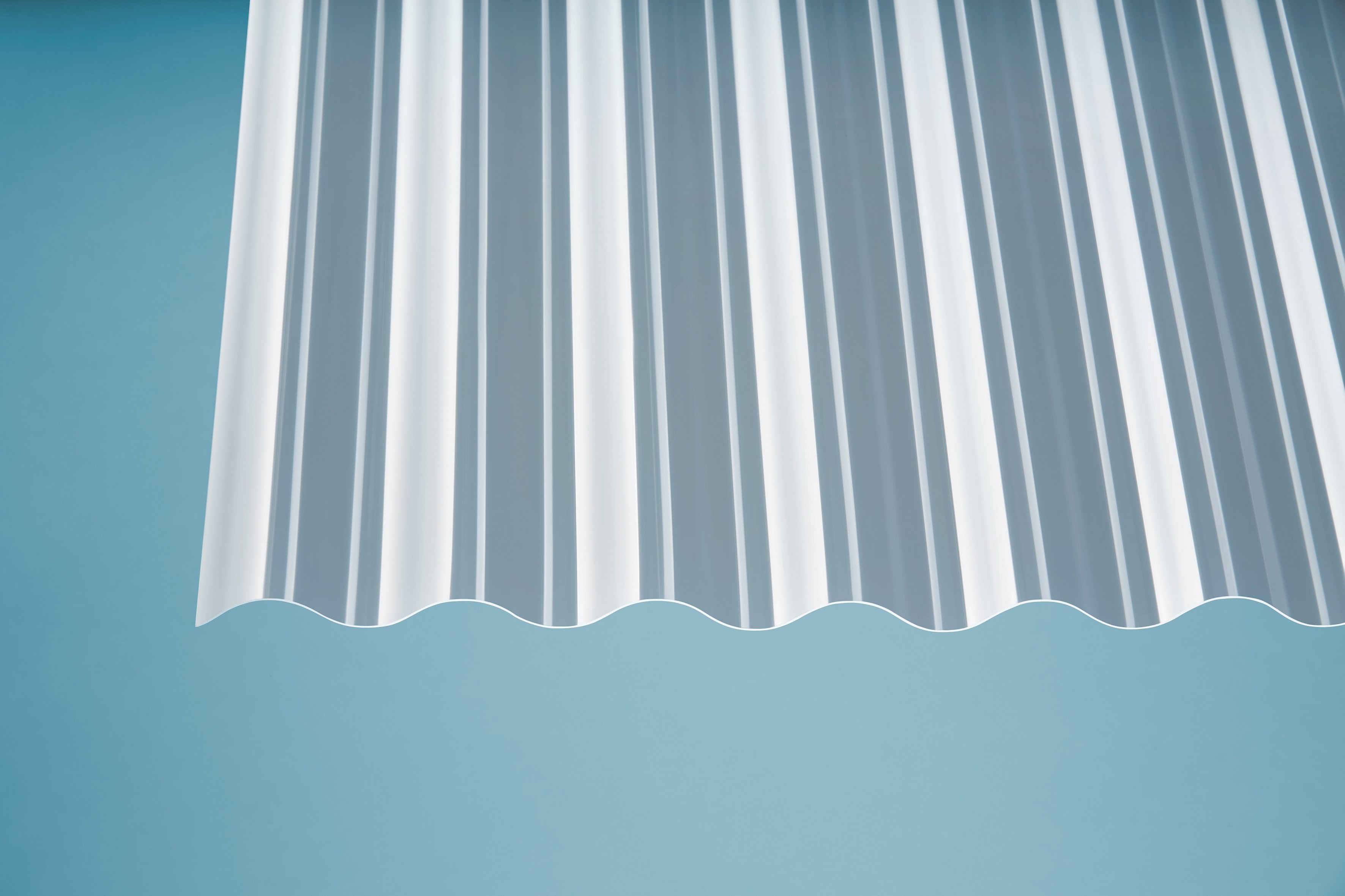 PVC Wellplatten Sinus 76/18 klar 1,2 mm - 120 x 80 cm