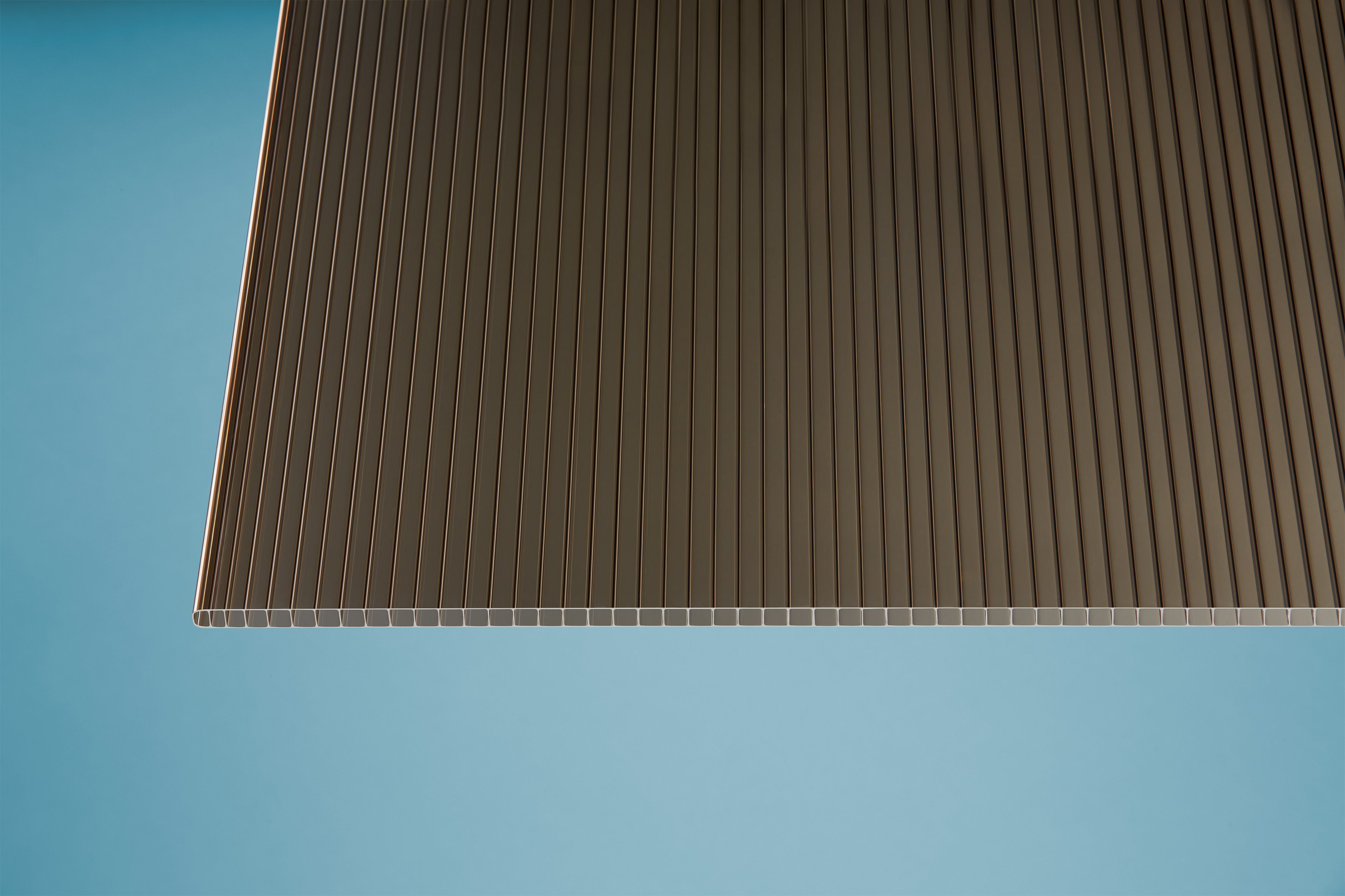 Polycarbonat Hohlkammerplatten bronce 10 mm