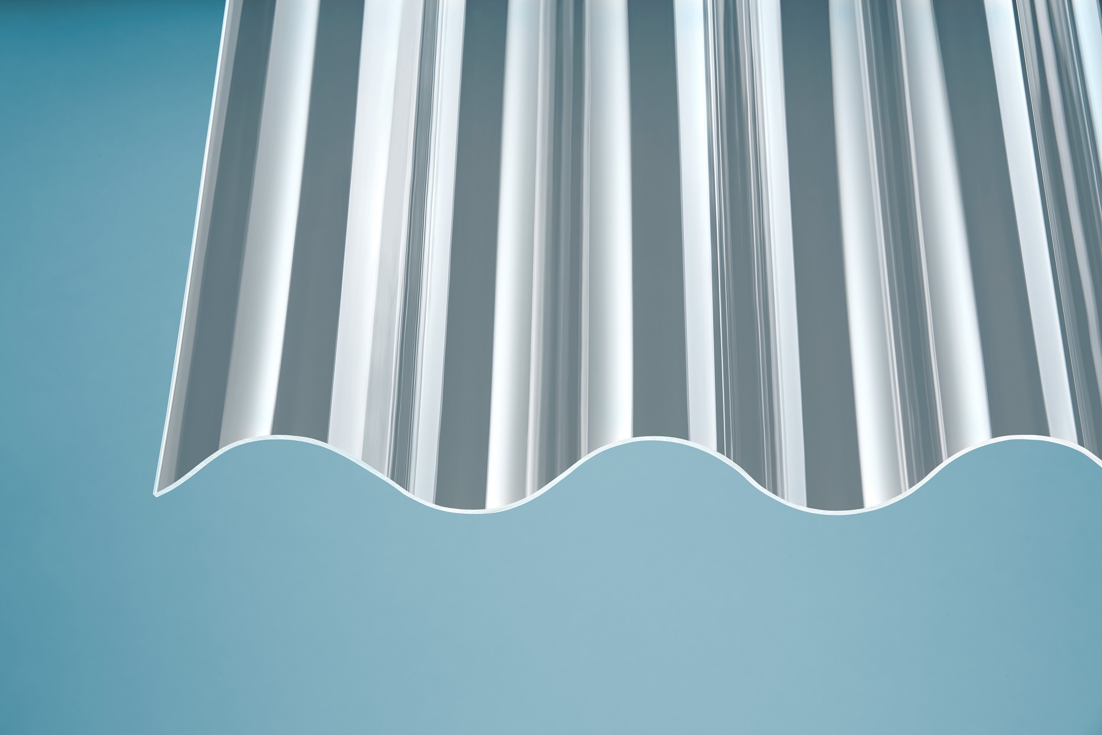 Acryl Wellplatten P5 Sinus 177/51 klar 3 mm