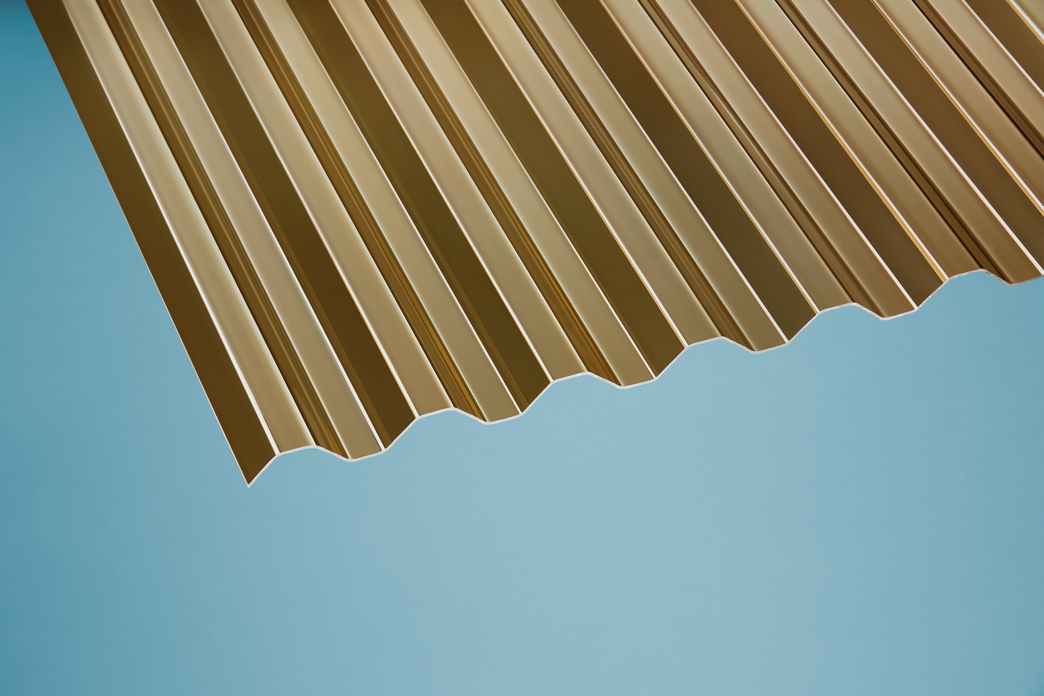 Acryl Profilplatten Trapez 76/18 bronce - 1,5 mm